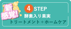 新感覚 4STEP 酵素入り果実 トリートメント